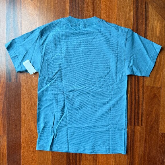 NEW Vans Sz S Blue Logo T-Shirt - Picture 2 of 6